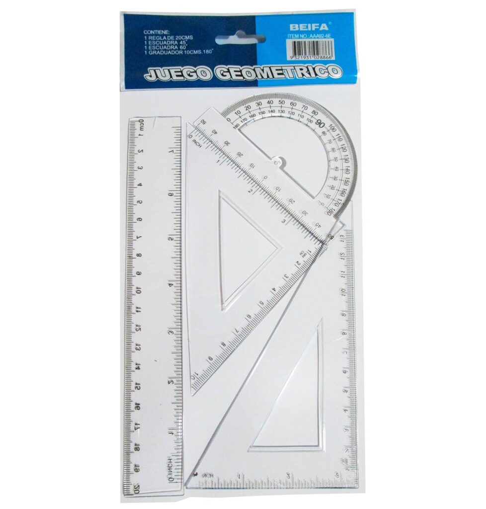 Estuche Geometría Beifa 20cms - Catálogo de Comercio El Salvador