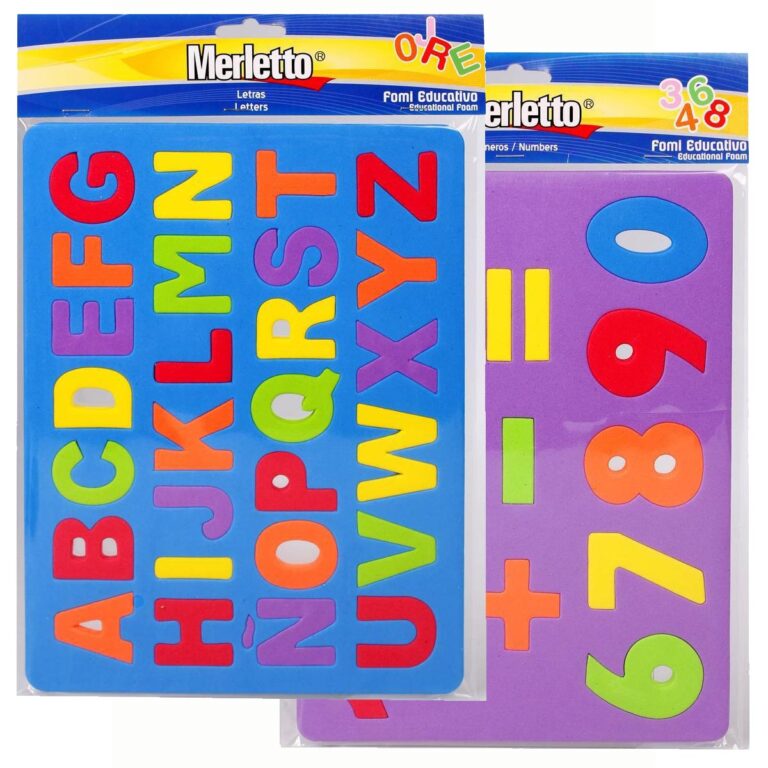 Letras y Números Didáctico en Foamy Merletto - Catálogo de Comercio El ...